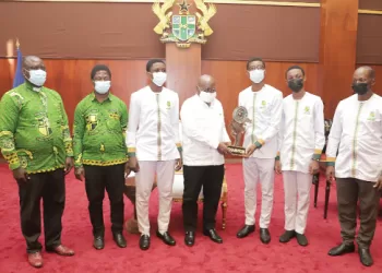 President receives NSMQ winners