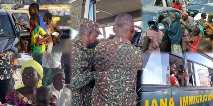 Ghana Immigration Service arrested 2,241 foreign nationals on the streets of Accra in a special operations